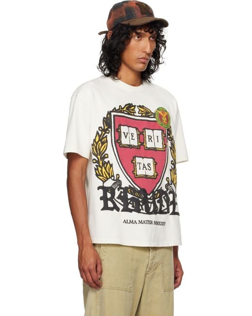 【関税込み】Rhude ホワイト Runway Plaque Tシャツ Rhude White Runway Plaque T-shirt Rhude