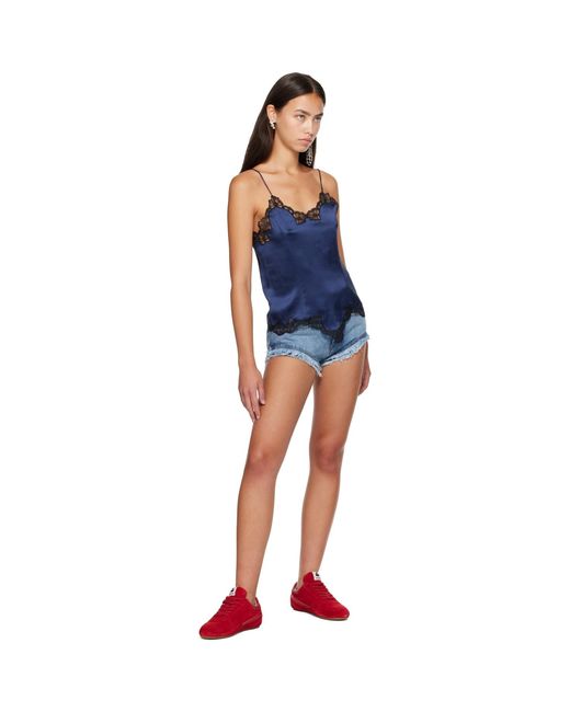 Isabel Marant Blue Amael Top
