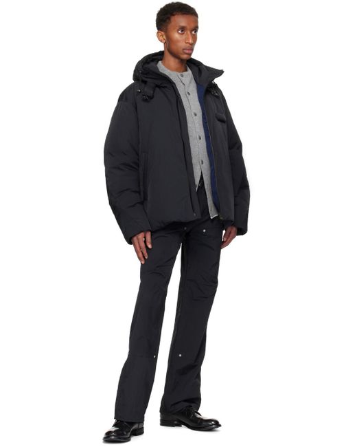 OUAT Astro Puffer Down Jacket in Black for Men | Lyst UK