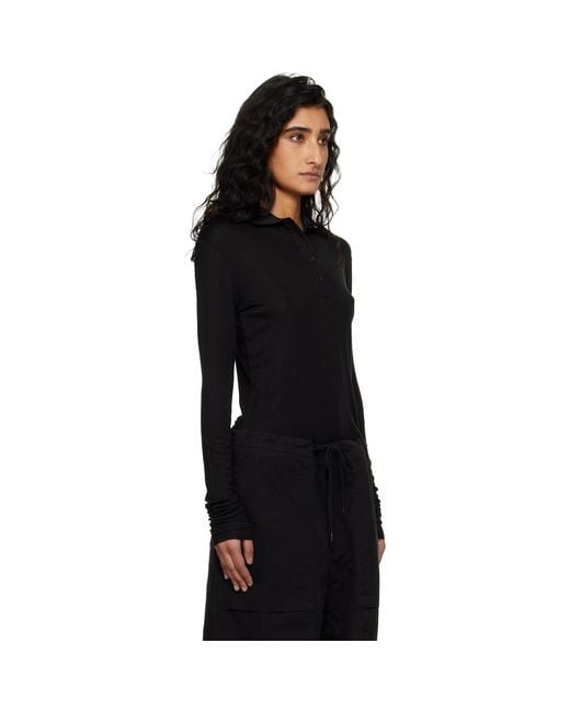 Entire studios Black Ls Polo
