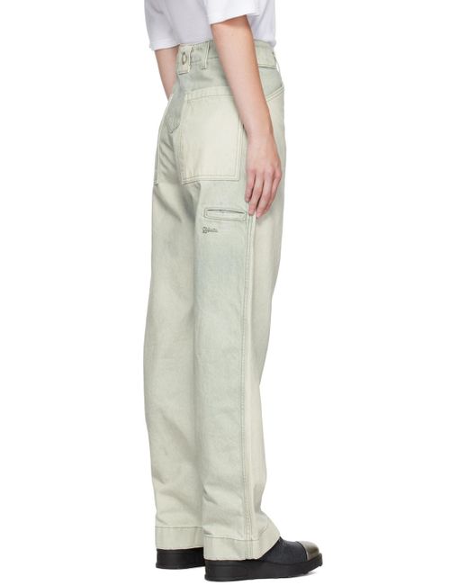 Objects IV Life White Wide Leg Jeans