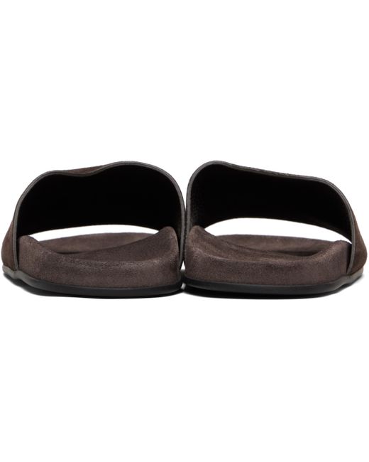 The Row Black Hugh Slides