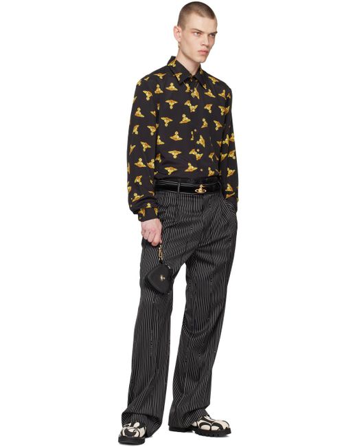 Vivienne Westwood Black Raf Bum Trousers for men