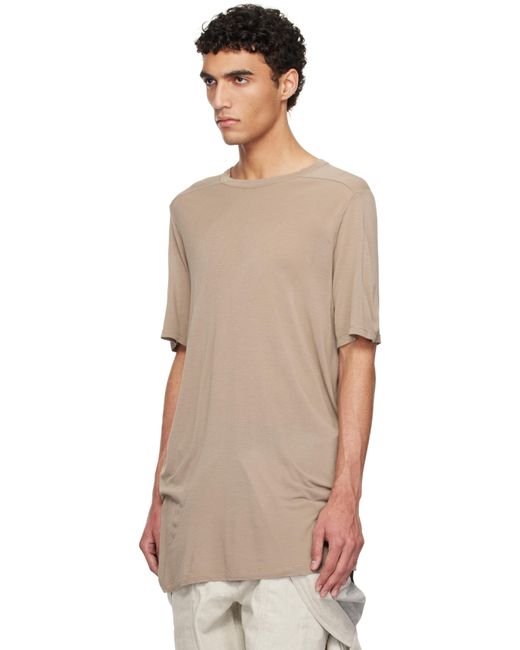 Rick Owens Multicolor Taupe Hollywood Level T-Shirt for men