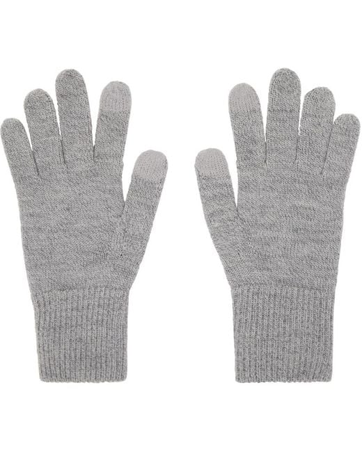 Rag & Bone Gray Ragbone Addison Gloves