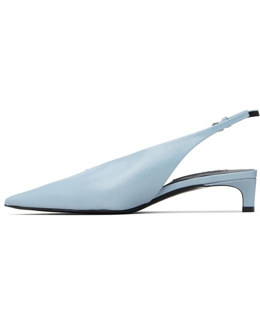 Jil Sander Black Slingback Heels