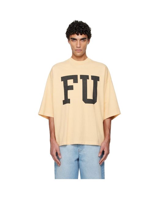 Fear Of God Natural Relaxed 'Fu' T-Shirt for men