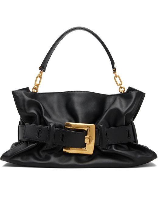 Balmain Black Medium Anthem Bag