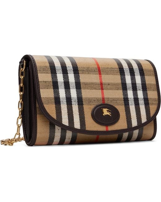 Burberry Multicolor Highlands Chain Strap Wallet​ Bag