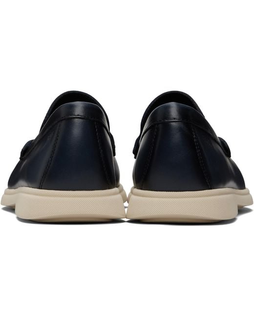 Boss Black Emed-Logo Leather Loafers for men