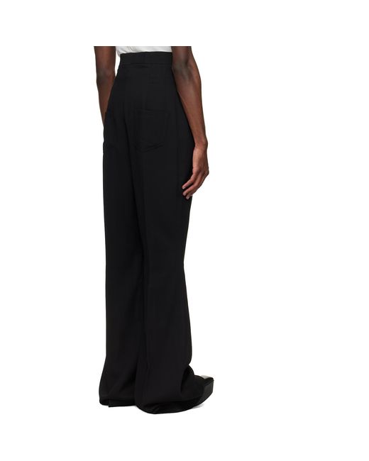 Rick Owens Black Temple Dirt Bolan Trousers for men