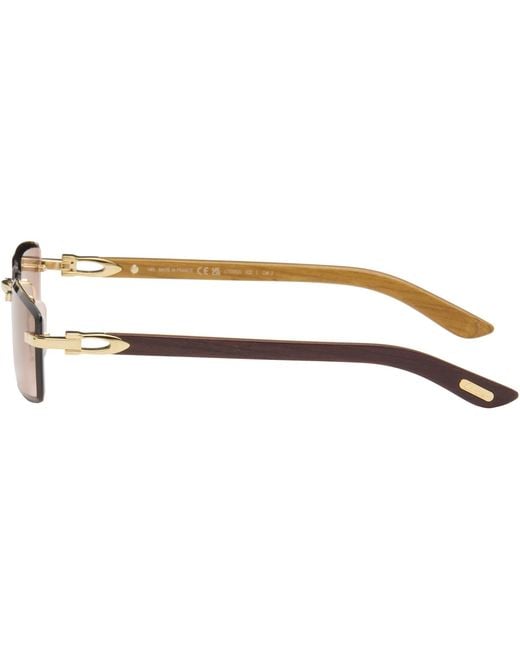 Cartier Pink 'Elongated C De Sunglasses for men