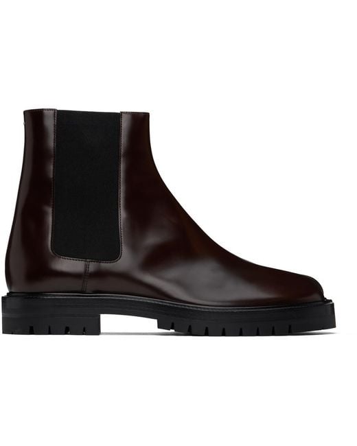 Maison Margiela Black Tabi Chelsea Boots for men