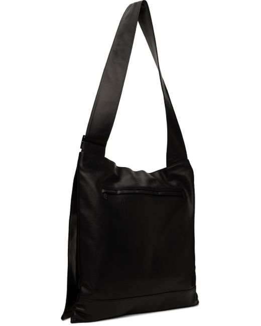 Yohji Yamamoto Black Discord Clasp Bag