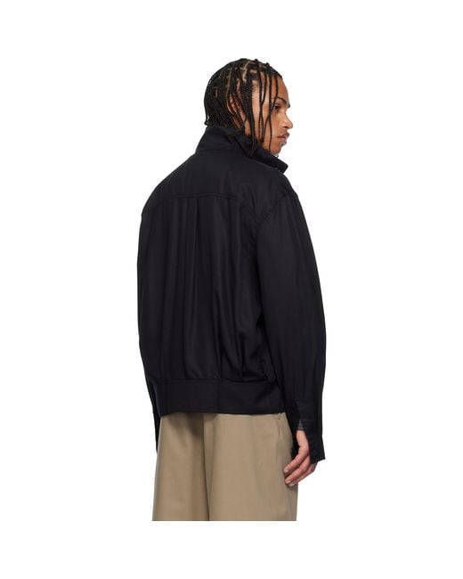 Our Legacy Mock Bomber Jacket in Black for Men | Lyst