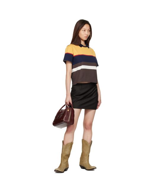 Versace Black Lightweight Wool Miniskirt