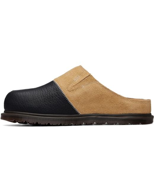 Dr. Martens Brown San Patchwork Loafers for men