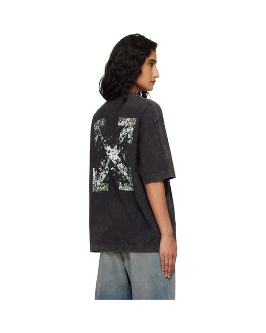 Off-White c/o Virgil Abloh Black Arrow Confetti Skate T-Shirt