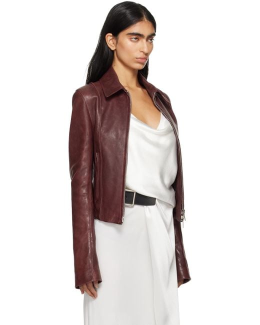 Esther leather biker jacket discount