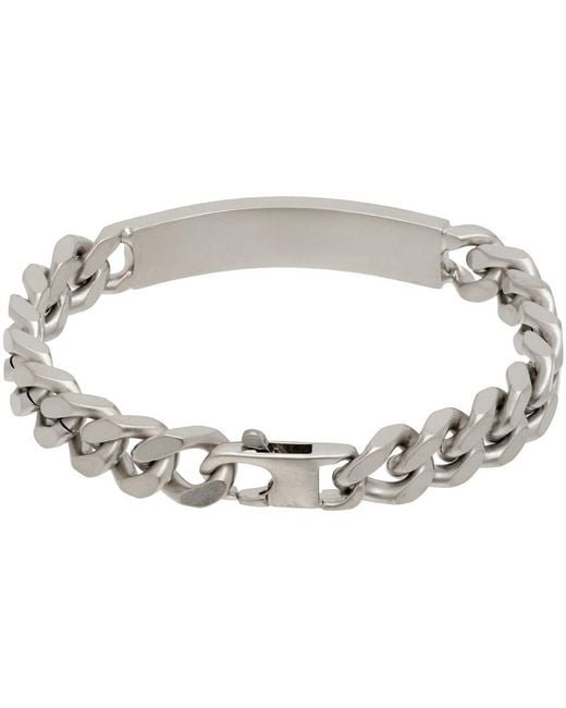 MM6 by Maison Margiela Classic Chain Bracelet in Black | Lyst
