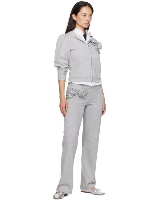 Sandy Liang 関税込 Hilton スウェットパンツ Sandy Liang グレー Hilton スウェットパンツ ブラック | Lyst