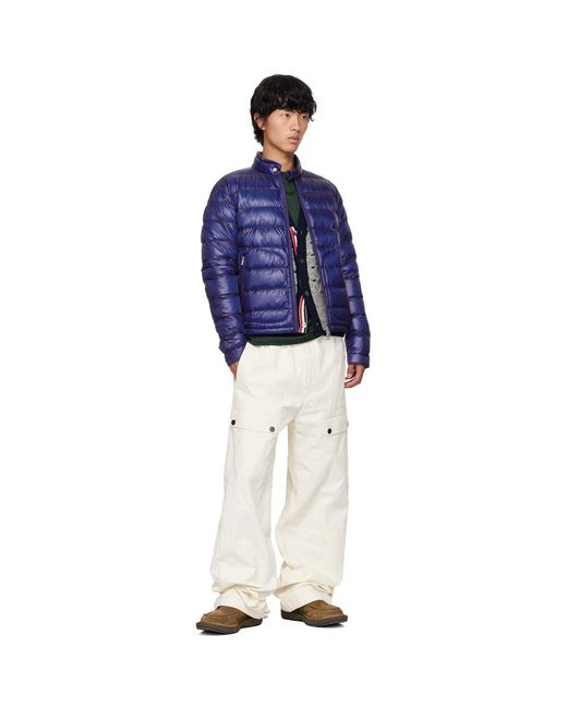 Moncler Blue Acorus Down Jacket for men