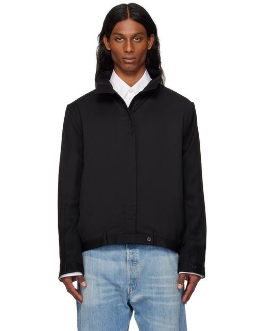 HODAKOVA Black Upside Down Barracuda Jacket for men