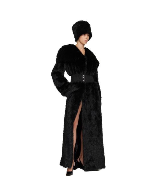 Nicklas Skovgaard Black Ssense Exclusive Lily Faux-Fur Coat