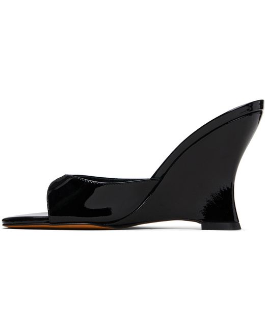 Maryam Nassir Zadeh Black Lido Wedge Heeled Sandals