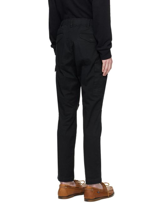 Pantalon cargo ajusté noir Polo Ralph Lauren pour homme en coloris Black