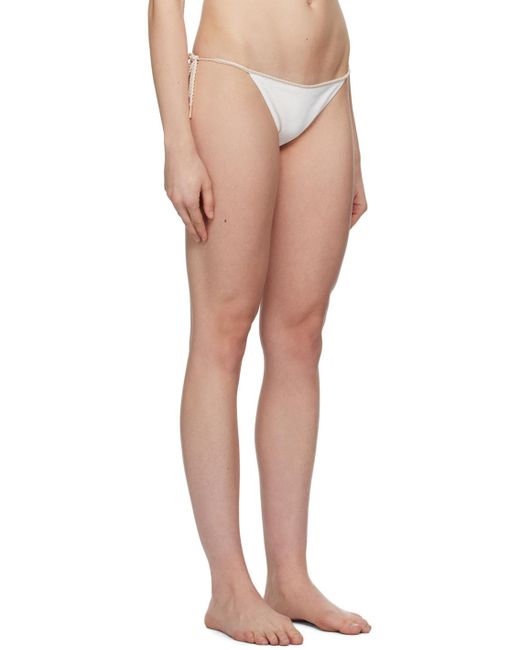 La Perla Multicolor White Signature Bikini Bottom