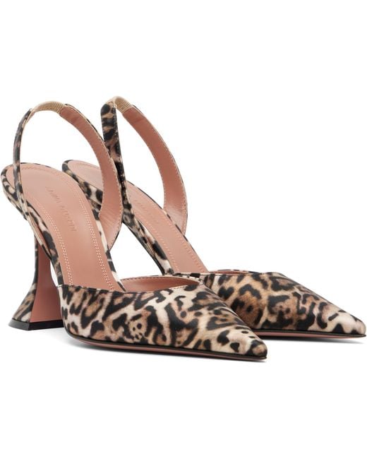 AMINA MUADDI Black Holli Sling 95 Heels