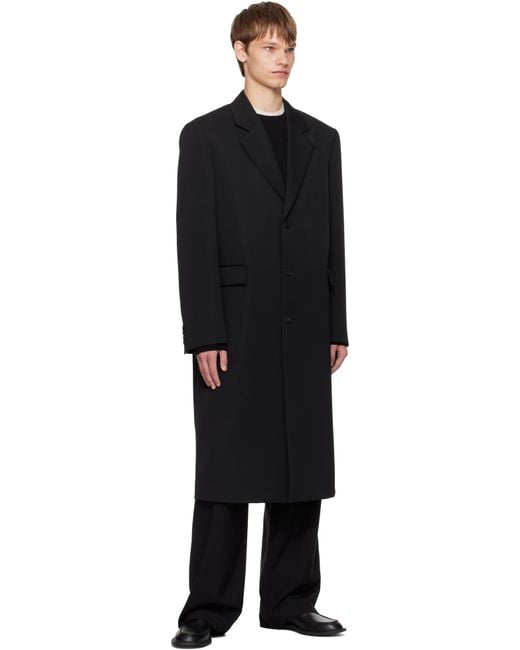 メンズ The Row ブラック Compa コート Black