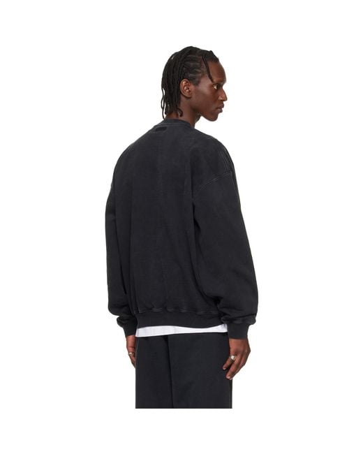 Vetements Black 'Global Mf' Sweatshirt for men