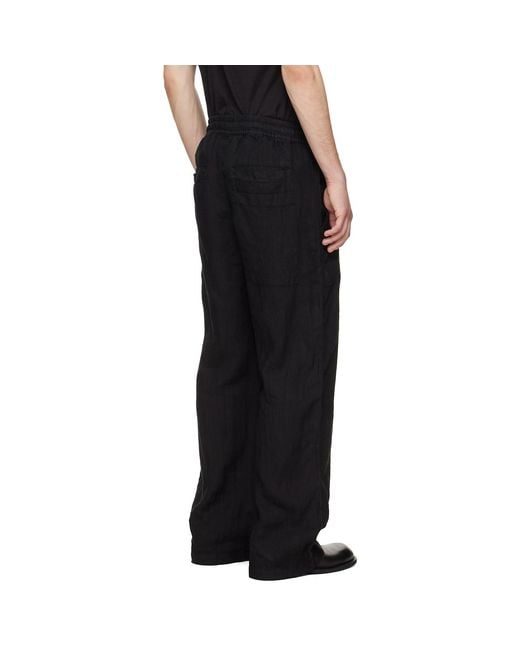 Thom Krom Black M P 35 Trousers for men