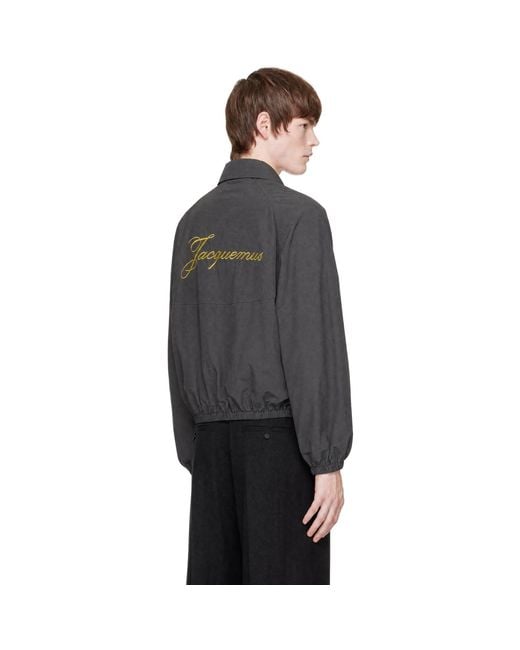 Jacquemus Gray 'The Windbreaker' Jacket for men