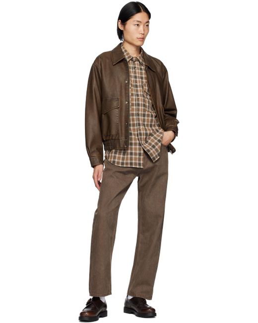 Uniform Bridge Brown Comfort Jeans for men
