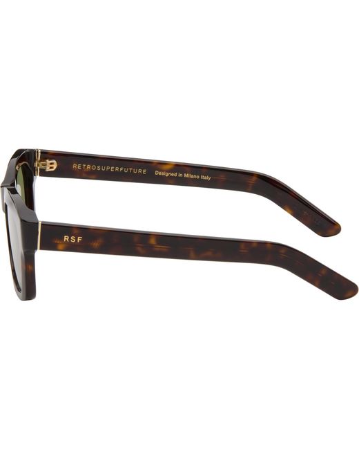Retrosuperfuture Black Sintesi Sunglasses for men