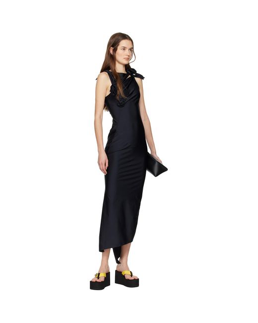 Coperni Black Wedge Heeled Sandals
