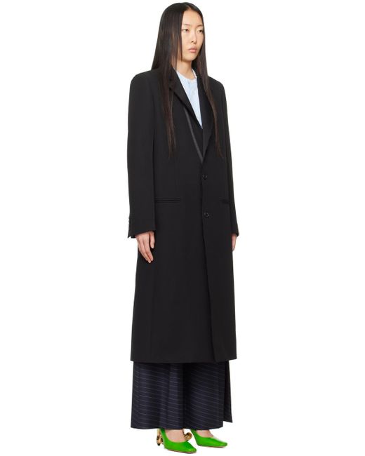 J.W. Anderson ボタン コート Black