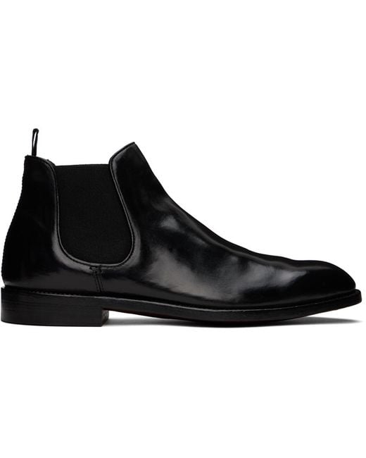 Officine Creative Black Signature 002 Boots for men