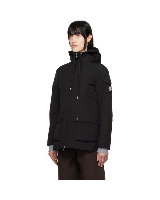 Moncler Black Leandro Hooded Jacket