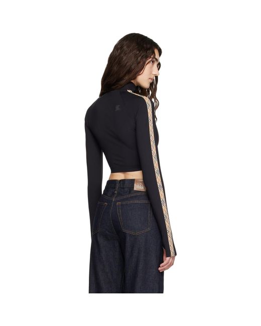 Burberry Black Astrid Track Jacket