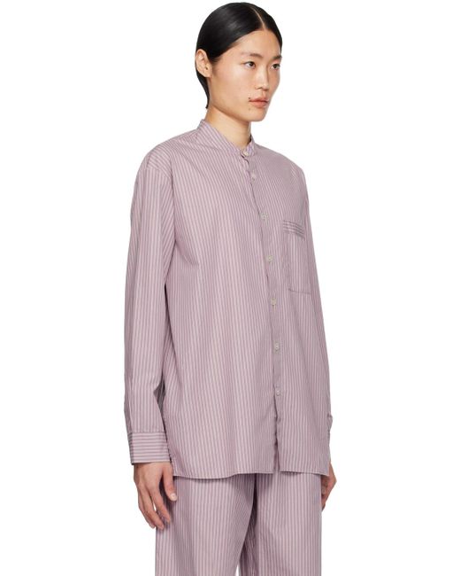 Tekla Purple Birkenstock Edition Pyjama Shirt for men