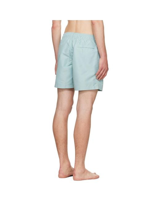 Amiri Blue Patch Swim Shorts for men