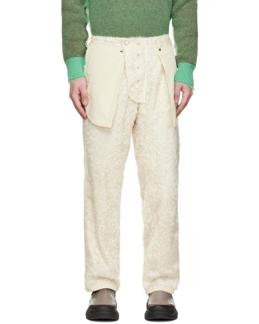 Craig Green Multicolor Craig Ssense Exclusive Off- Fluffy Reversible Trousers for men