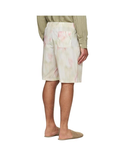 Our Legacy Natural Off- Leisure Shorts for men