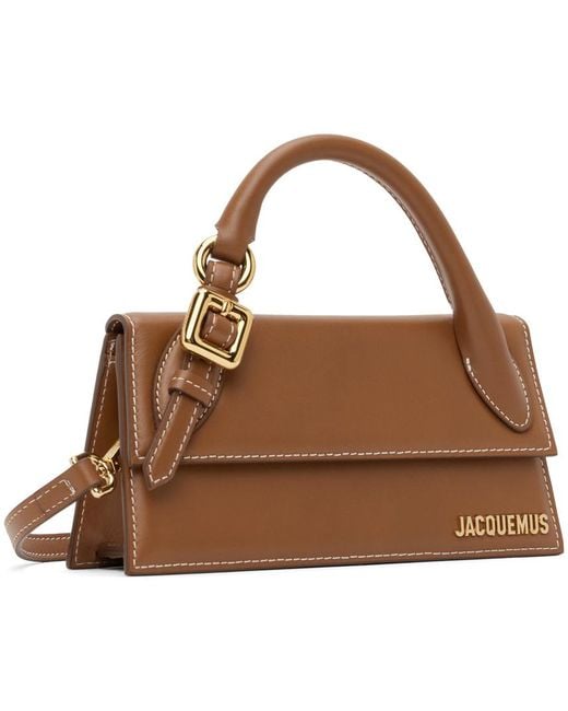Jacquemus Le Chouchouコレクション ブラウン Le Chiquito Long Boucle バッグ Brown
