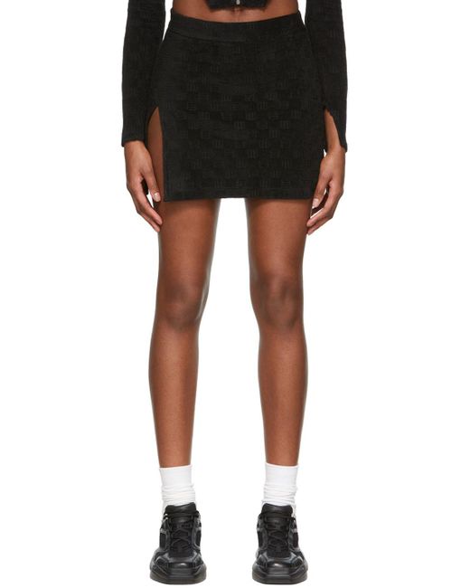 Ambush Cotton Mini Skirt in Black - Lyst