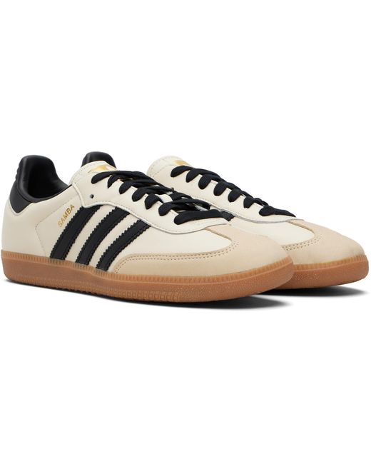 Adidas Originals Black Off Samba Og Sneakers